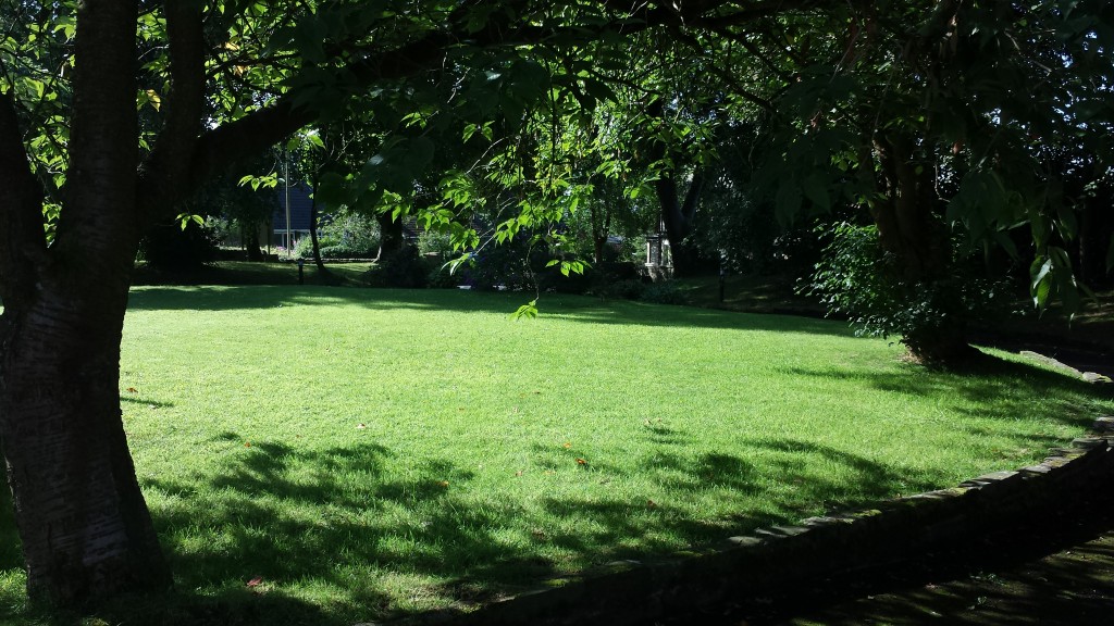 Turfcote Care and Nursing homes landscaped gardens